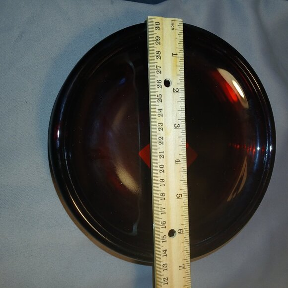 Arcoroc France Ruby Cocoon Dessert Plate NEW 6 Plates Tagged 7" Discontinued - Picture 2 of 12